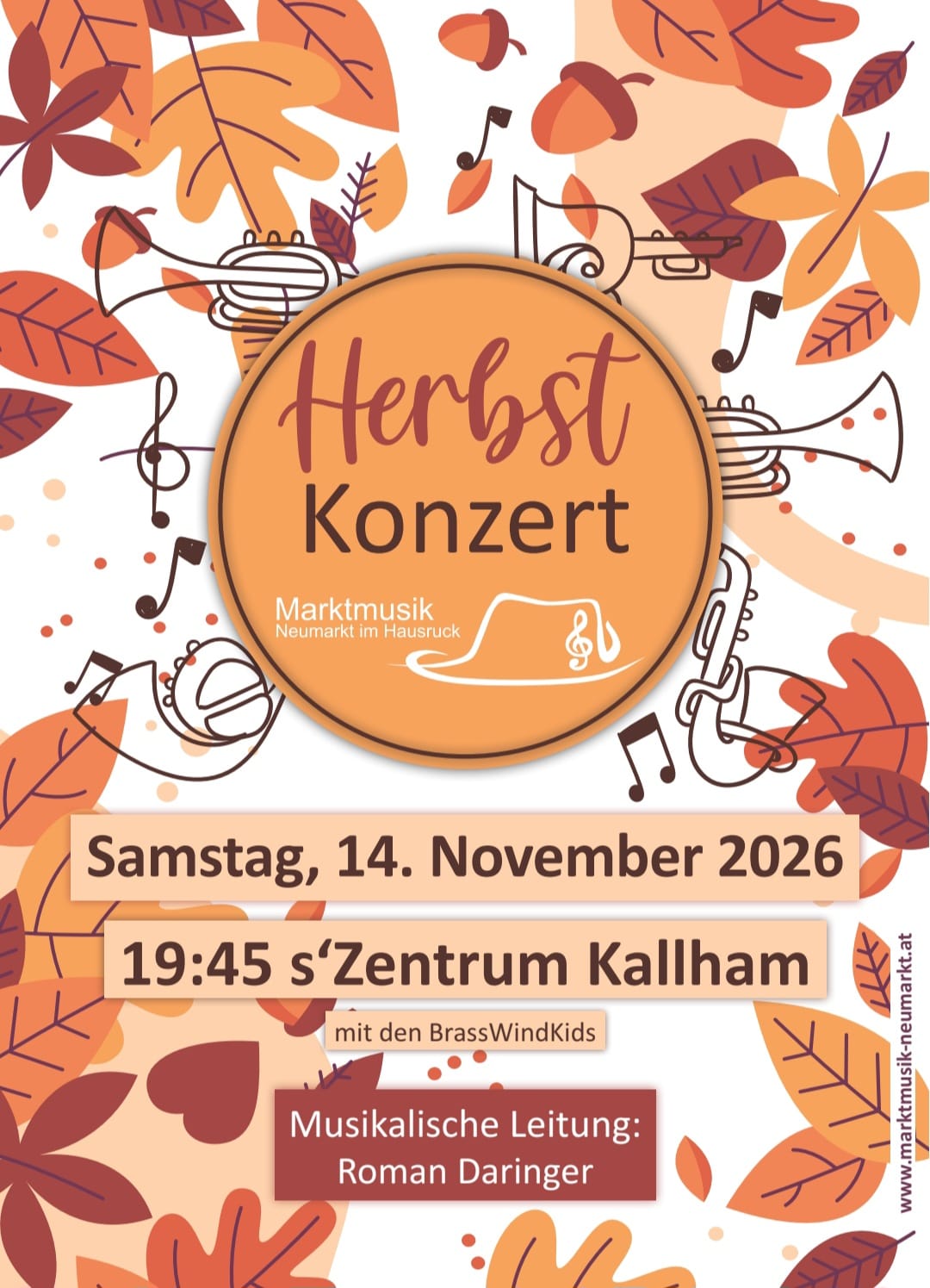 Einladung Herbstkonzert